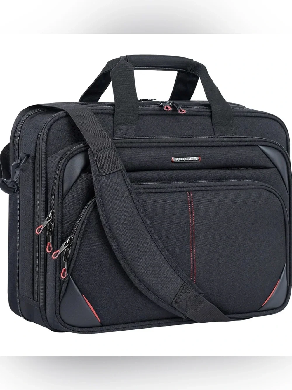 NWT KROSER 15.6 Inch Laptop Briefcase Computer Bag, Messenger